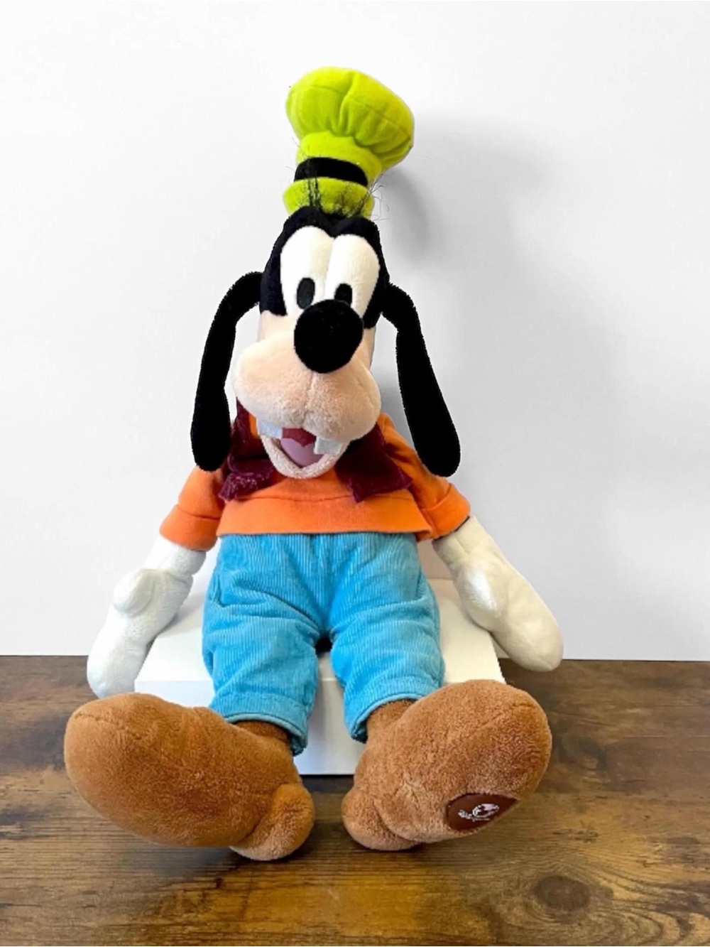 18" Vintage Disney Goofy Plush Stuffed Animal Toy - Tush Tag Removed